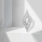 Weißer Diamant Anhänger, 925 Silber platiniert, ca. 1.00 ct image number 2