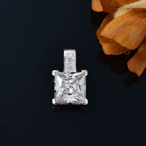 Weißer Zirkonia-Anhänger - 4,51 ct. image number 3