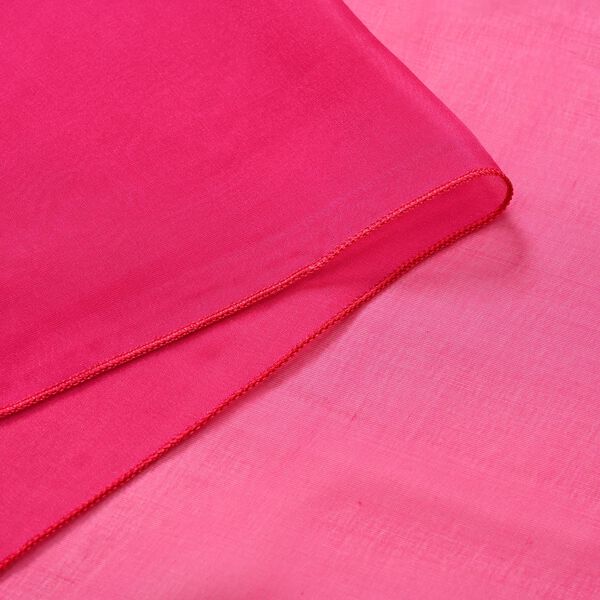 LA MAREY – Chiffon Schal aus Maulbeerseide, Pink image number 7