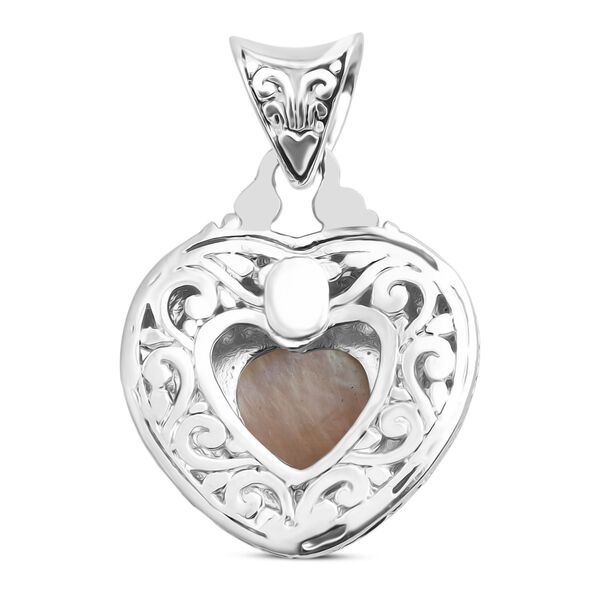 Rosa Mabe Perle (12 mm) Anhänger 925 Silber image number 3