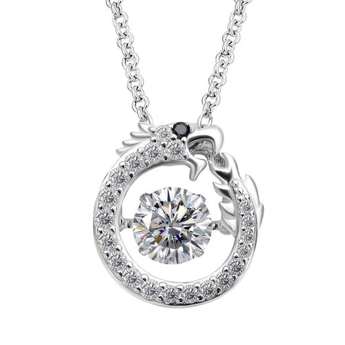 Weißer Zirkonia Schmuckset 925 Silber rhodiniert und Edelstahl 25.00 ct image number 0