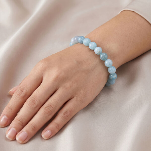 Aquamarin Armband Flexibles cm ca. 110.00 ct image number 2