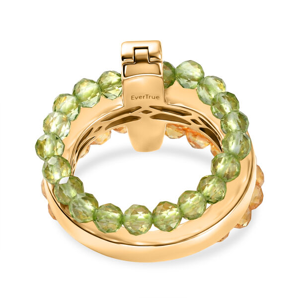 EverTrue Zirkonia, Citrin und Peridot Ring image number 5