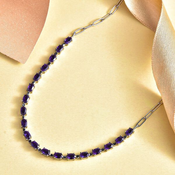 Afrikanische Amethyst-Halskette, 45 cm - 8,31 ct. image number 2