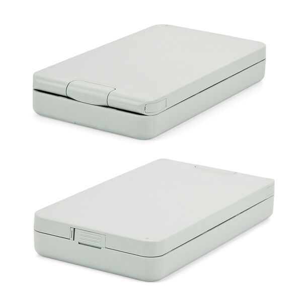 5-teiliges Reise-Makeup-Pinselset mit Spiegel, 16x8,9x2,6cm, gr&uuml;n image number 7