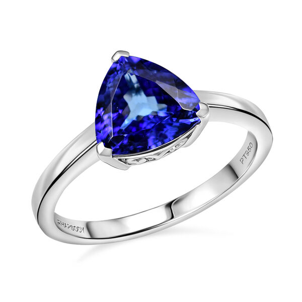 RHAPSODY AAAA Tansanit Ring in 950 Platin - 2,28 ct. image number 4