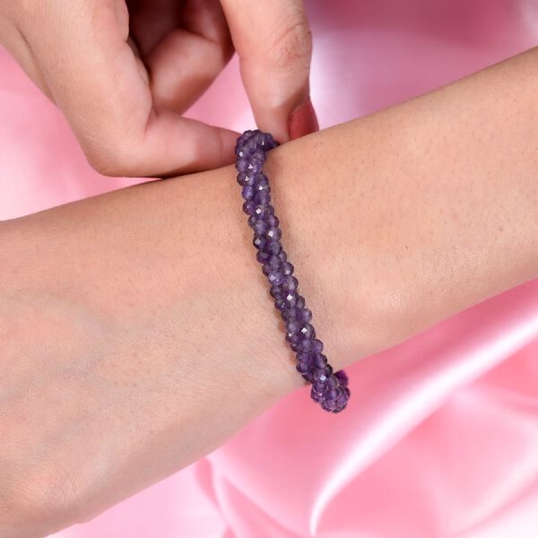 Amethyst Armband ca. 19 cm Lange 925 Silber ca. 35.78 ct image number 2