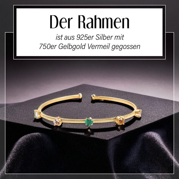 Multi-Edelstein-Armreif, 19cm - 1,76 ct. image number 3