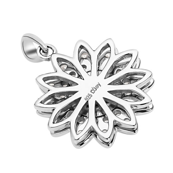 Lustro Stella - Wei&szlig;er Zirkonia Anh&auml;nger, 925 Silber rhodiniert ca. 0.63 ct image number 4