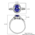 RHAPSODY AAAA Tansanit und VS2 EF Diamant-Ring - 3,31 ct. image number 6
