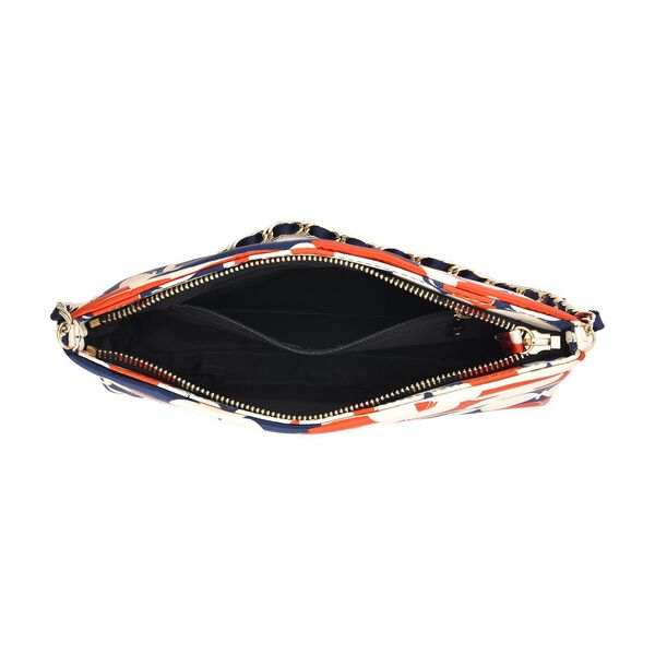 Umh&auml;ngetasche mit Blumenmuster aus Seide, mehrfarbig image number 5