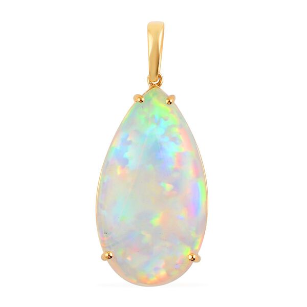 ILIANA AAA nat&uuml;rlicher, &auml;thiopischer Welo Opal Anh&auml;nger in 750 Gold, 8,60 ct.