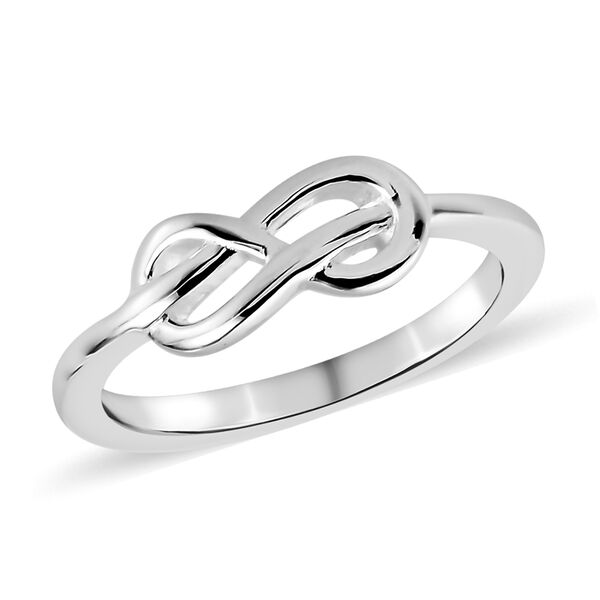 Unendlichkeits-Ring in 925 Silber image number 4