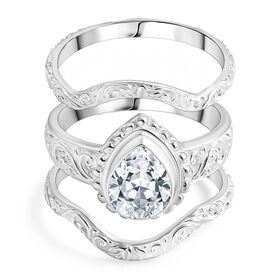 Royal Bali - D Joy Moissanit Ring 925 Silber (Größe 17.00) ca. 2.46 ct