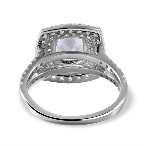 Lustro Stella - Wei&szlig;er Zirkonia Ring, 925 Silber rhodiniert (Gr&ouml;&szlig;e 17.00) ca. 1.15 ct image number 4