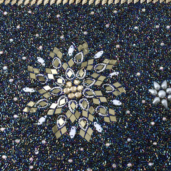 Handgefertigter 120-Ring Koffer, Blau image number 9