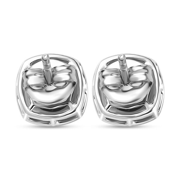 AAA Lab Grown Alexandrit, Lab Grown Diamant Ohrringe 417 Gold ca. 3.41 ct image number 4