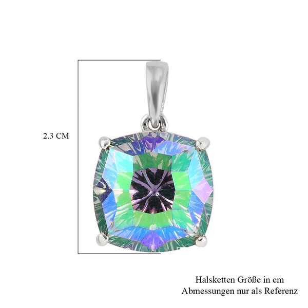 LUSTRO STELLA - österreichischer Paradies Glanz Kristall-Anhänger, 925 Silber platiniert ca. 12,09 ct image number 4