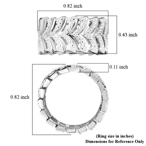 EVER TRUE Weißer Diamant Ring Nickelfreies Messing (Größe 20.00) image number 6