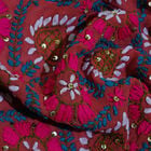 Bestickter, handgearbeiteter Schal aus Viskose, Mehrfarbig image number 4