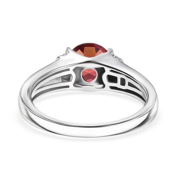 D'Joy 2er-Set Labor Padparadscha Saphir und Zirkon zweifarbiges Schmuckset - 4,94 ct. image number 6