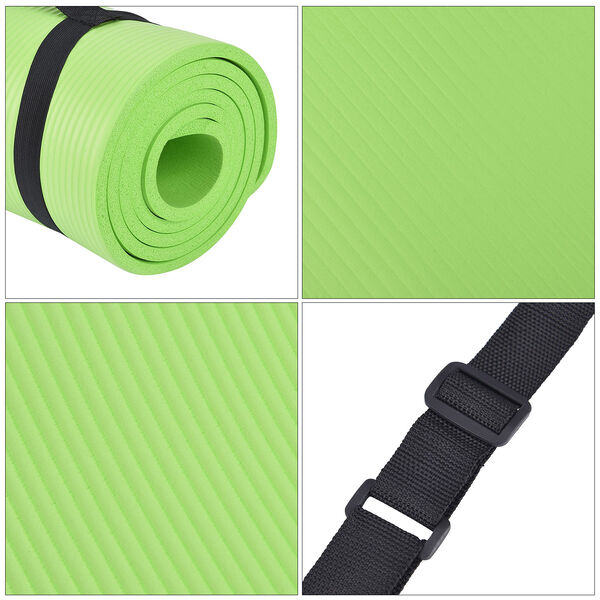 SOUL SMART - NBR Yoga-Matte, Limonengrün image number 5