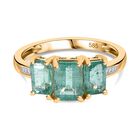 AAA Smaragd Ring, 585 Gold (Größe 18.00) ca. 2.32 ct