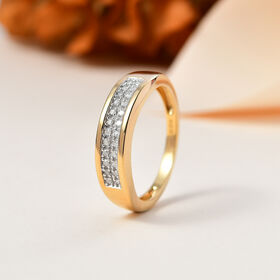 Wei&szlig;er Diamant-Ring - 0,20 ct.