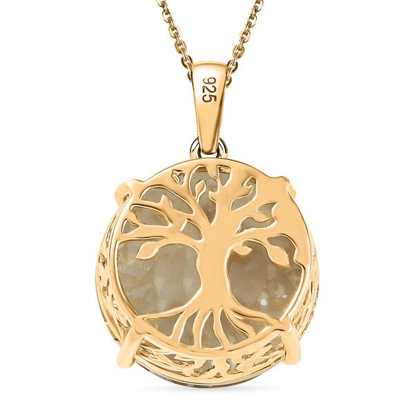 Prasiolith Anh&auml;nger mit 50cm Kette - 15,50 ct. image number 4