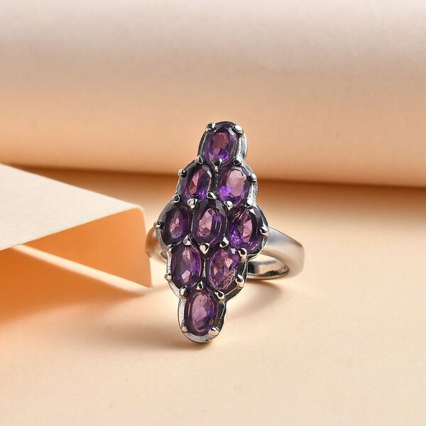 Afrikanischer Amethyst-Ring - 3,59 ct. image number 2