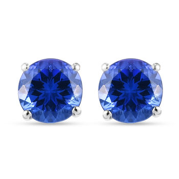 RHAPSODY AAAA Tansanit-Ohrstecker, 950 Platin ca. 3,40 ct