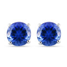 RHAPSODY AAAA Tansanit-Ohrstecker, 950 Platin ca. 3,40 ct