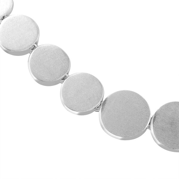 Scheiben-Halskette in 925 Silber, 50cm image number 2