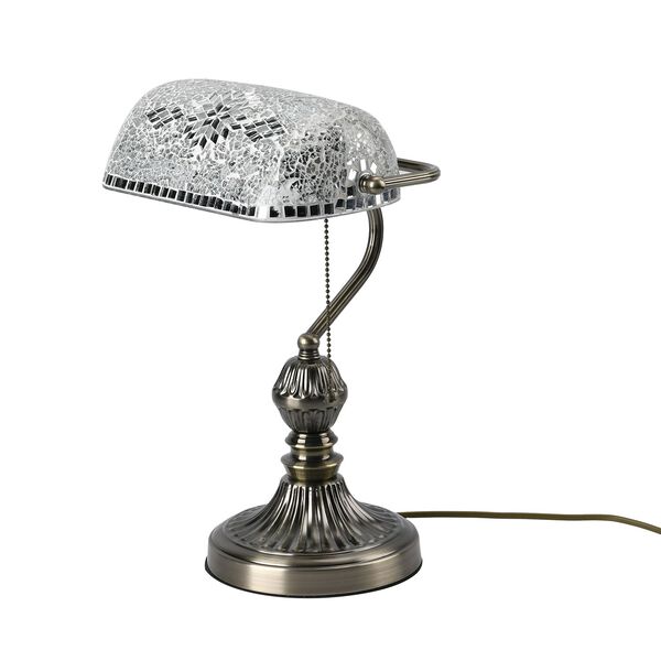 Mosaik Tischlampe, wei&szlig; image number 6