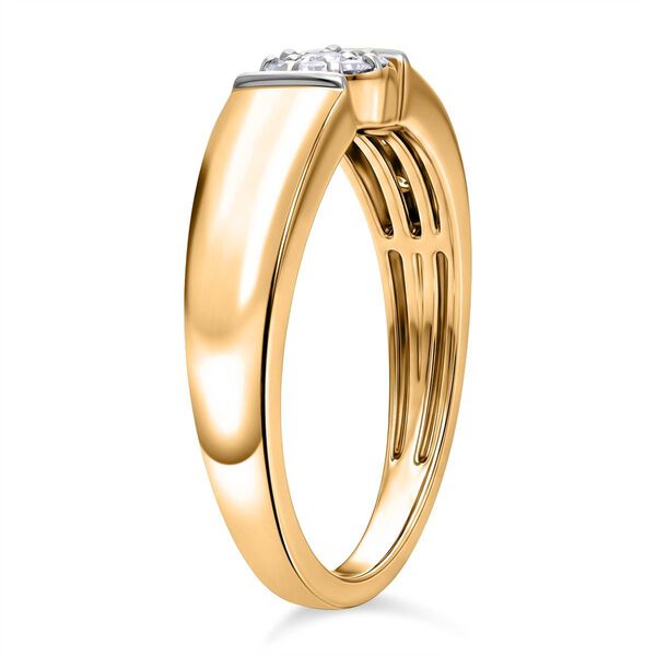 LUXURIANT SI-GH Labor Diamant SI-GH Ring, 925 Silber rhodiniert - 0,25 ct. image number 5
