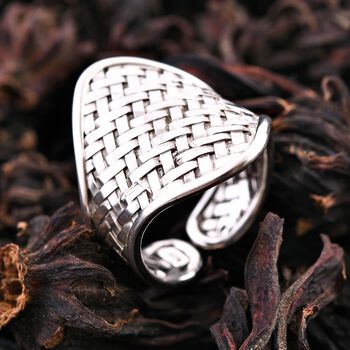 925 Silber Ring (Gr&ouml;&szlig;e 16.00) ca. 5,00g