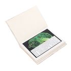 3er Set - Notizbuch mit Einband aus 100% echtem Leder, Kugelschreiber und Schlüsselanhänger gefüllt mit echtem Chromdiopsid image number 4