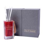 The 5th Season- 150ml Reed Diffuser Lufterfrischer in Geschenkbox mit Kunstblume, Duft: French Block, Rot