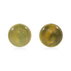 Natürliche, baltische Gelb-Bernstein Ohrringe, 925 Silber ca. 1.40 ct image number 0