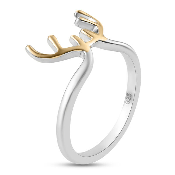 Ring 925 Silber Bicolor image number 5