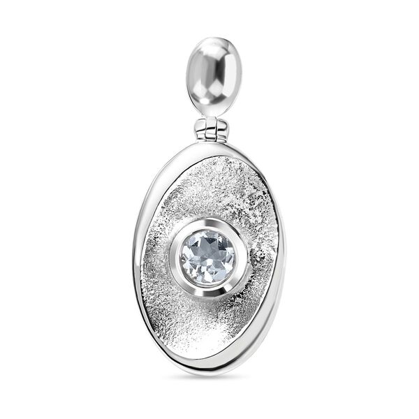 AA Aquamarin Anh&auml;nger, ca. 0,43 ct.