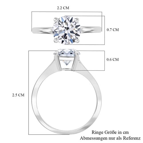 LUXURIANT DIAMOND- VS-EF Labor Diamant Ring in 585 Weißgold - 1,50 ct. image number 5