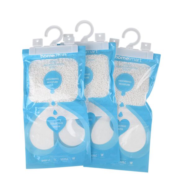 HOMESMART H&auml;ngender Luftentfeuchter Beutel, 10 St&uuml;ck, 30x16cm, Blau image number 5