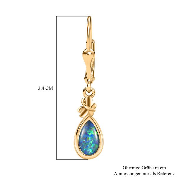 Boulder Opal Triplett Ohrringe - 1,29 ct. image number 5