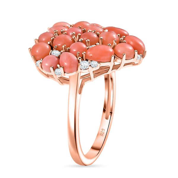 Herzklang - D joy AA Vinicunca-Peruanischer Opal Ring 925 Silber 750 ros&eacute;vergoldet (Gr&ouml;&szlig;e 21.00) ca. 3.37 ct image number 5