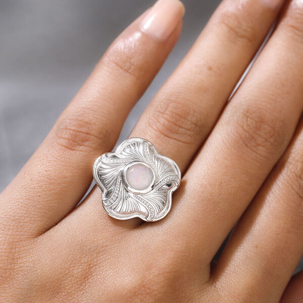 Nat&uuml;rlicher, &auml;thiopischer Welo Opal-Ring - 0,84 ct. image number 3