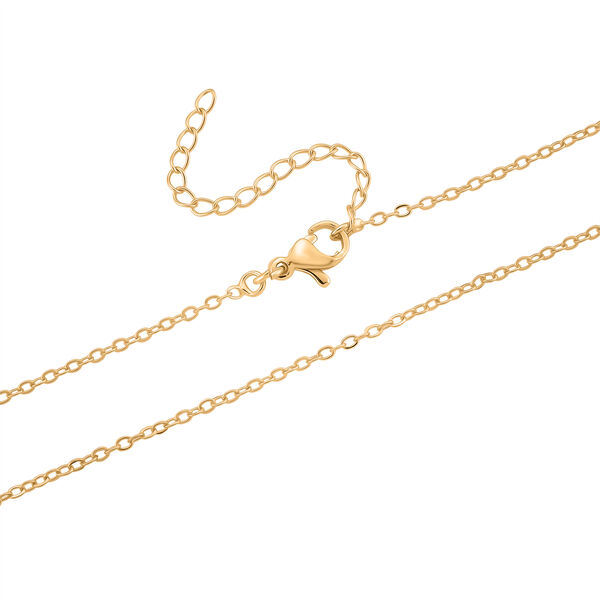 GOLD LOOKS - Schmetterling Halskette, Nickelfreies Messing, ca. 50 cm ca. 9,20g image number 5