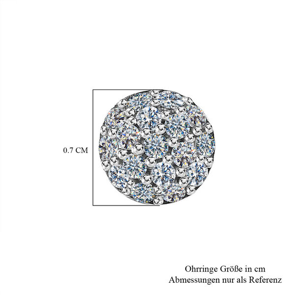 Moissanit Ohrringe - 0,44 ct. image number 5