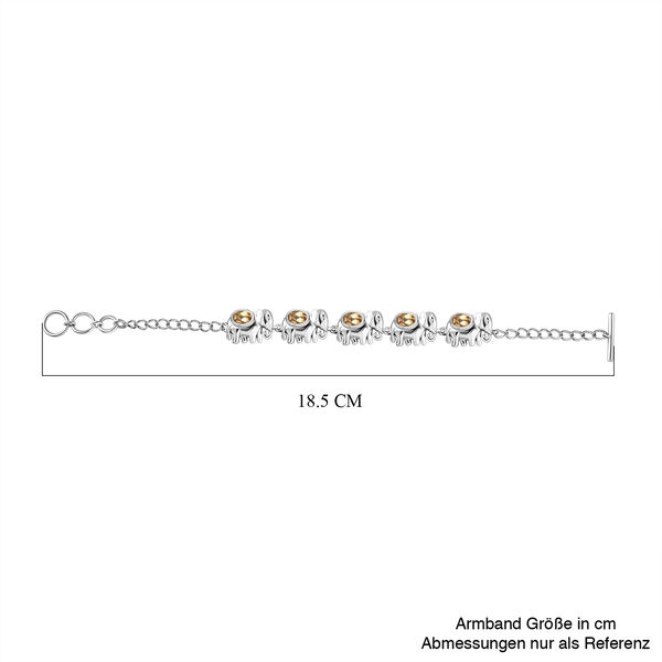 Citrin Armband, 16,5 cm - 2,27 ct. image number 5