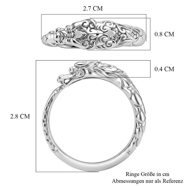 Royal Bali - 925 Silber Ring (Gr&ouml;&szlig;e 20.00) ca. 4,83g image number 5